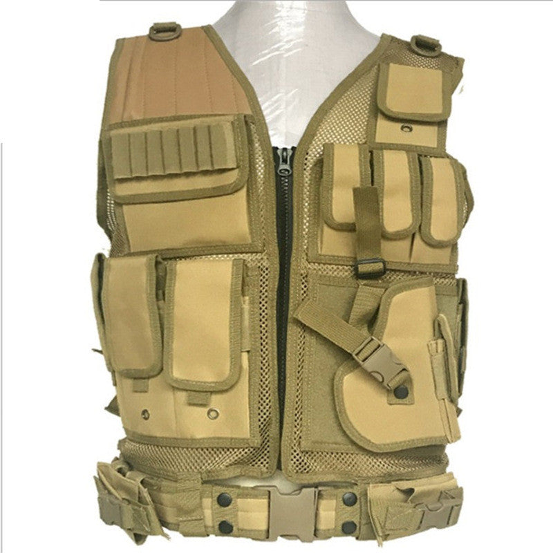 Camouflage Outdoor Utility Vest for Fishing, Camping and Hiking