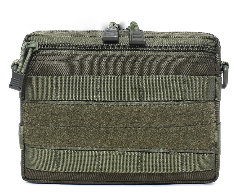 Outdoor Crossbody Sling Bag with Multiple Compartments 1000D Nylon for Travel and Daily Use