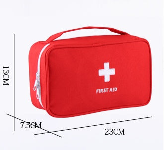 Large First Aid Storage Bag Waterproof 600D Oxford with Compartments for Travel, Home and Outdoor Use