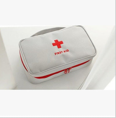 Large First Aid Storage Bag Waterproof 600D Oxford with Compartments for Travel, Home and Outdoor Use