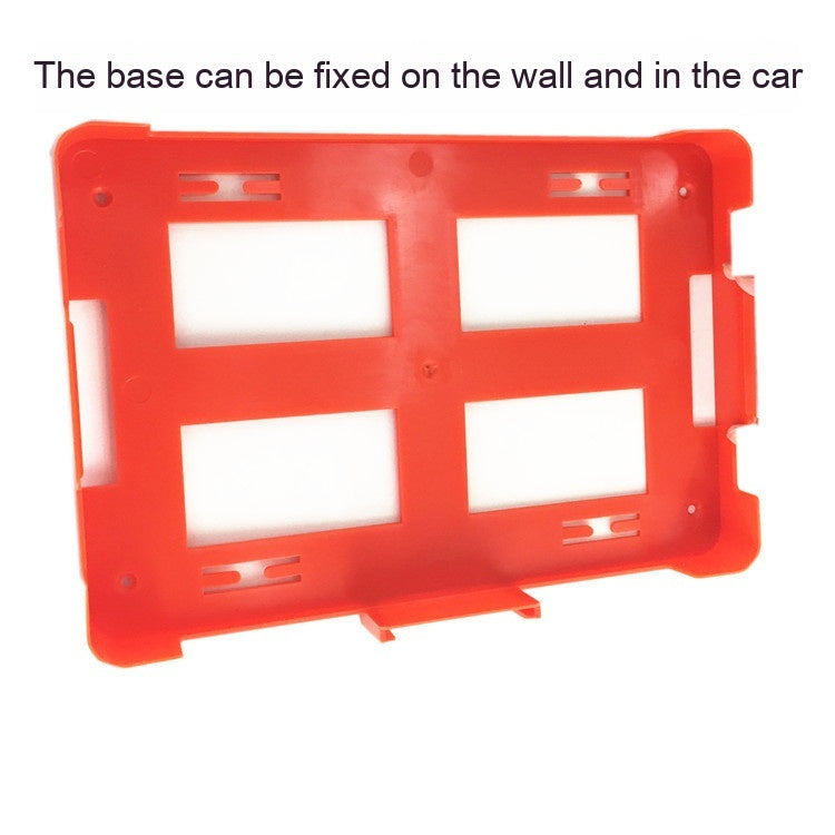 Large Wall Mounted First Aid Storage Cabinet ABS Organizer for Home and Office