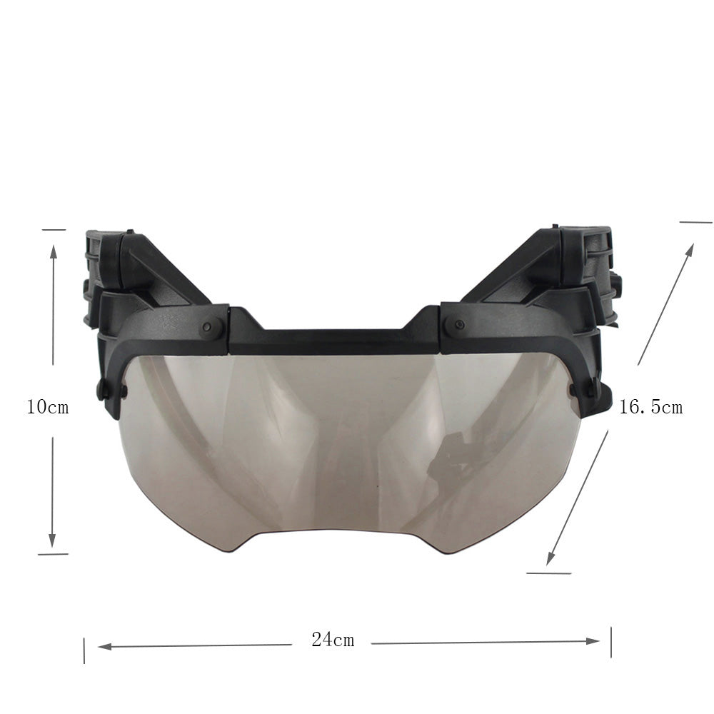Protective Outdoor Goggles with Adjustable Strap and Windproof Design for Recreational Use