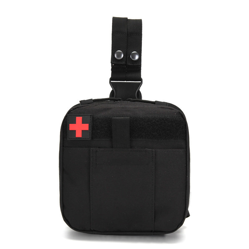Leg Mounted First Aid Storage Bag Organizer with Adjustable Straps for Outdoor and Travel Use