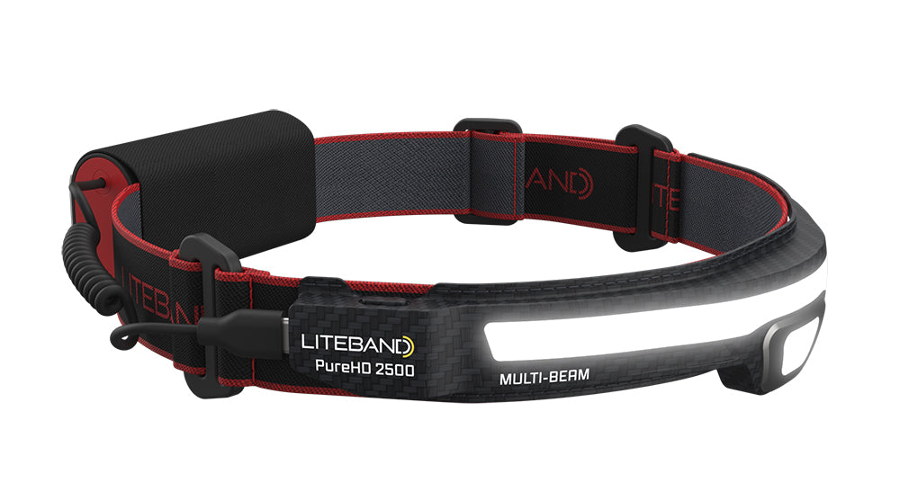 Liteband PRO 2500 Lumen Multi-Beam Headlamp for Camping & Emergency