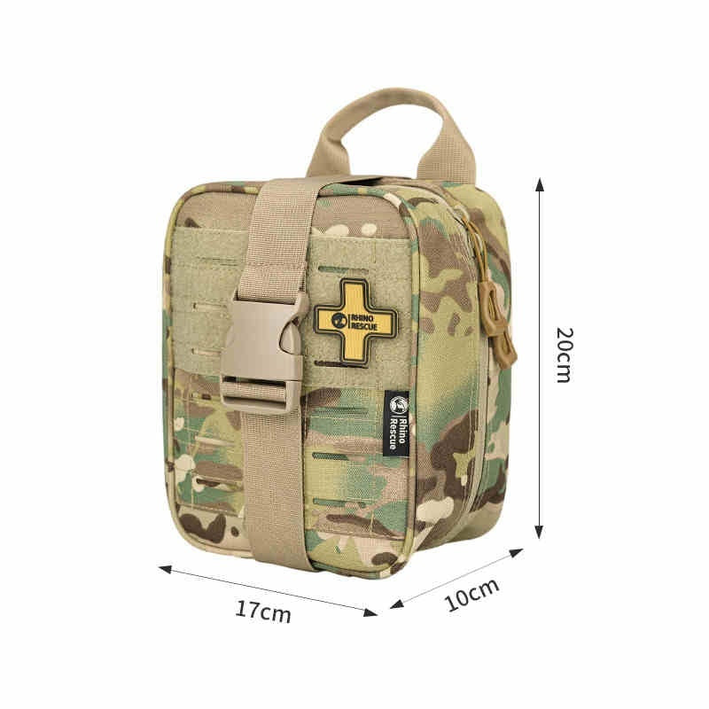 Outdoor First Aid Kit with Storage Case for Camping and Travel
