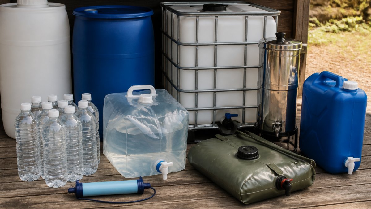 7 Ways to Store Water for Long Term Emergencies