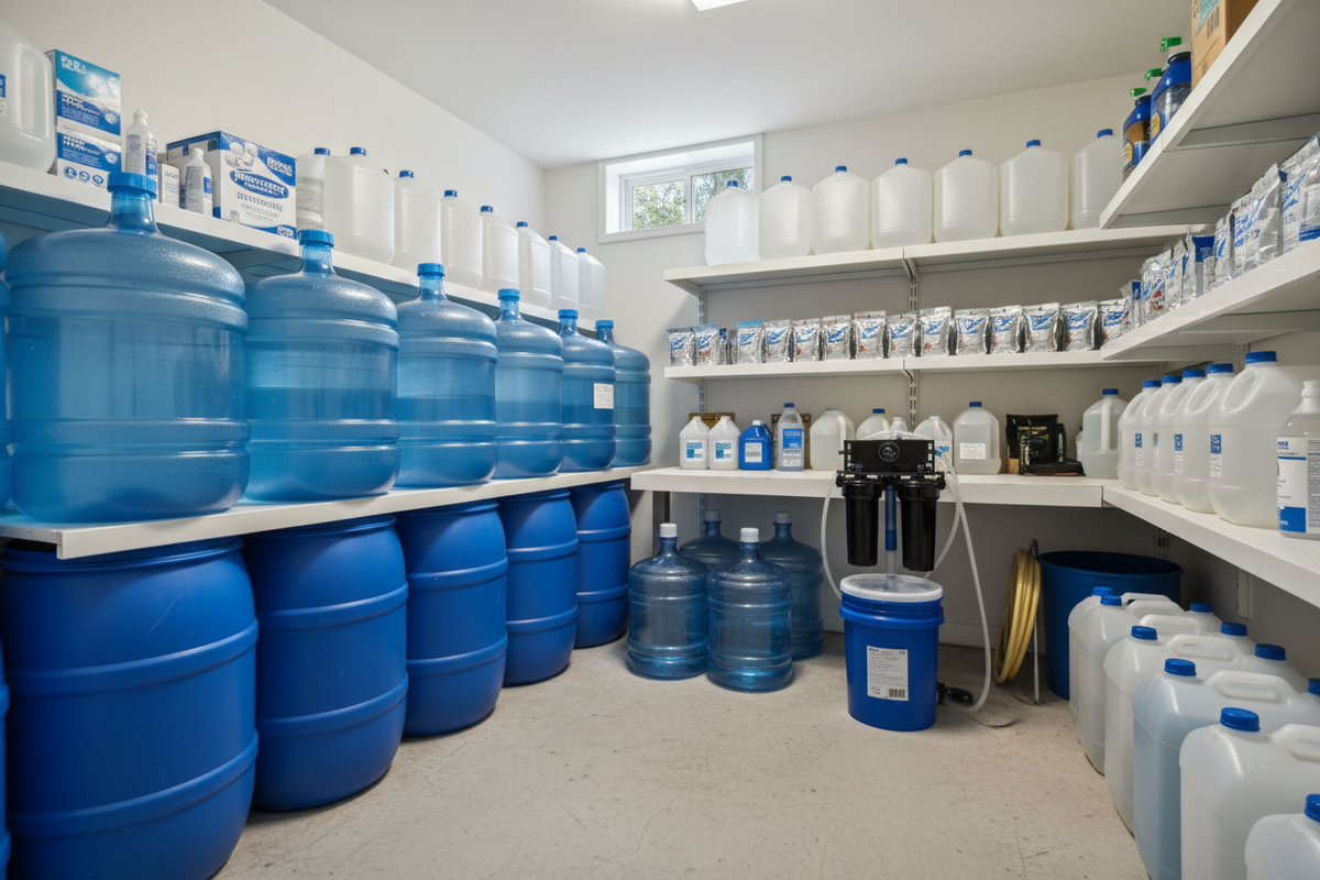 How to Store Water Long Term
