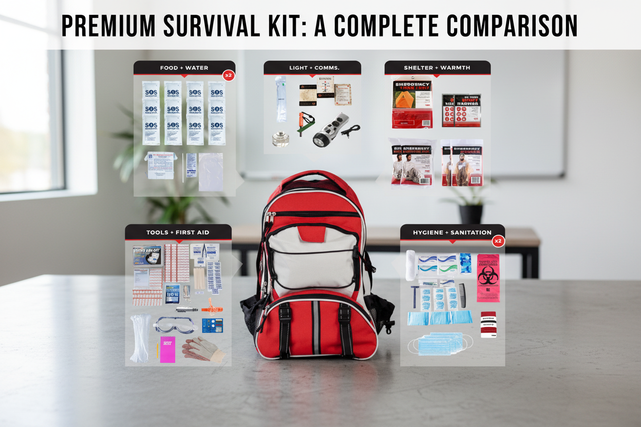 What's Actually in a Survival Kit (And What's Missing From Cheap Ones)