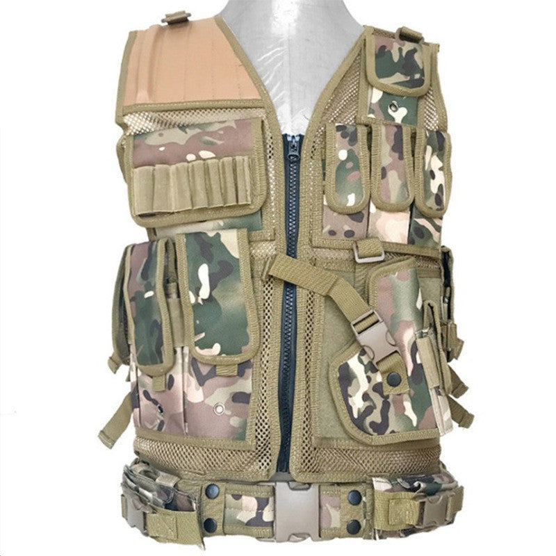 Camouflage Outdoor Utility Vest for Fishing, Camping and Hiking