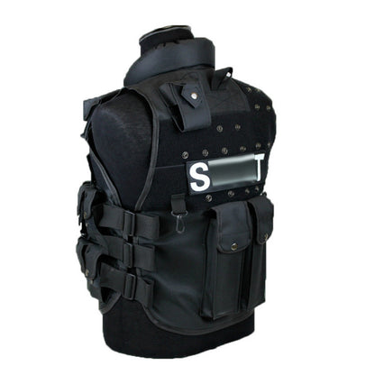 Adjustable Outdoor Utility Waist Belt with Storage Pouches Waterproof 800D Oxford for Camping and Travel