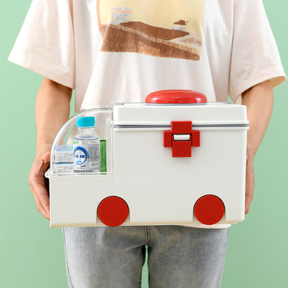 Family First Aid Storage Box Organizer for Home and Emergency Supplies