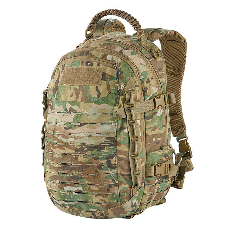 25L Camouflage Outdoor Backpack with Multiple Compartments for Camping, Hiking and Travel