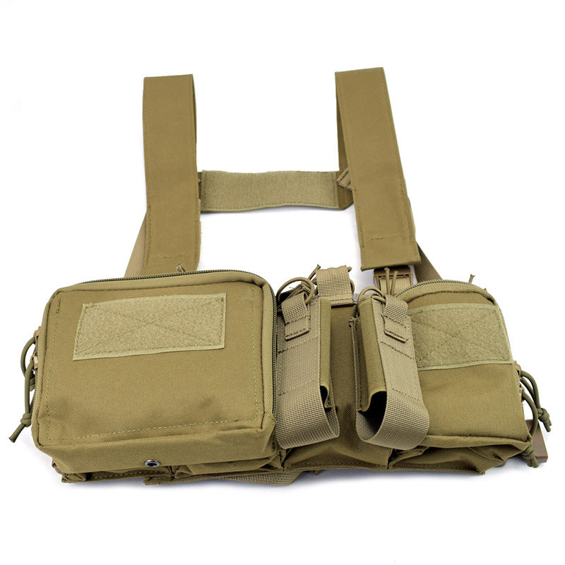 Outdoor Utility Vest with Multiple Pockets Breathable 1000D Oxford for Travel and Outdoor Use