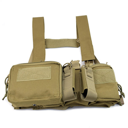 Outdoor Utility Vest with Multiple Pockets Breathable 1000D Oxford for Travel and Outdoor Use