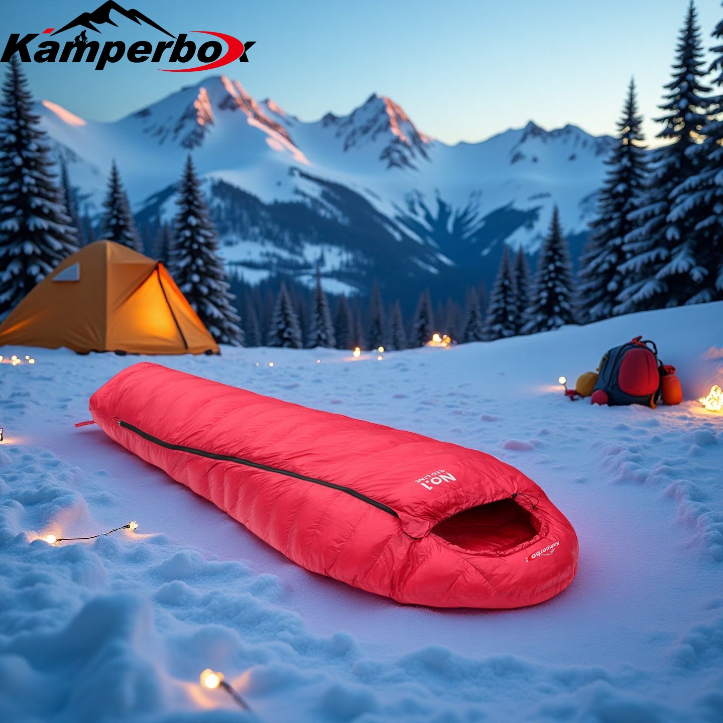 Kamperbox Ultralight Sleeping Bag for Camping and Outdoor Use
