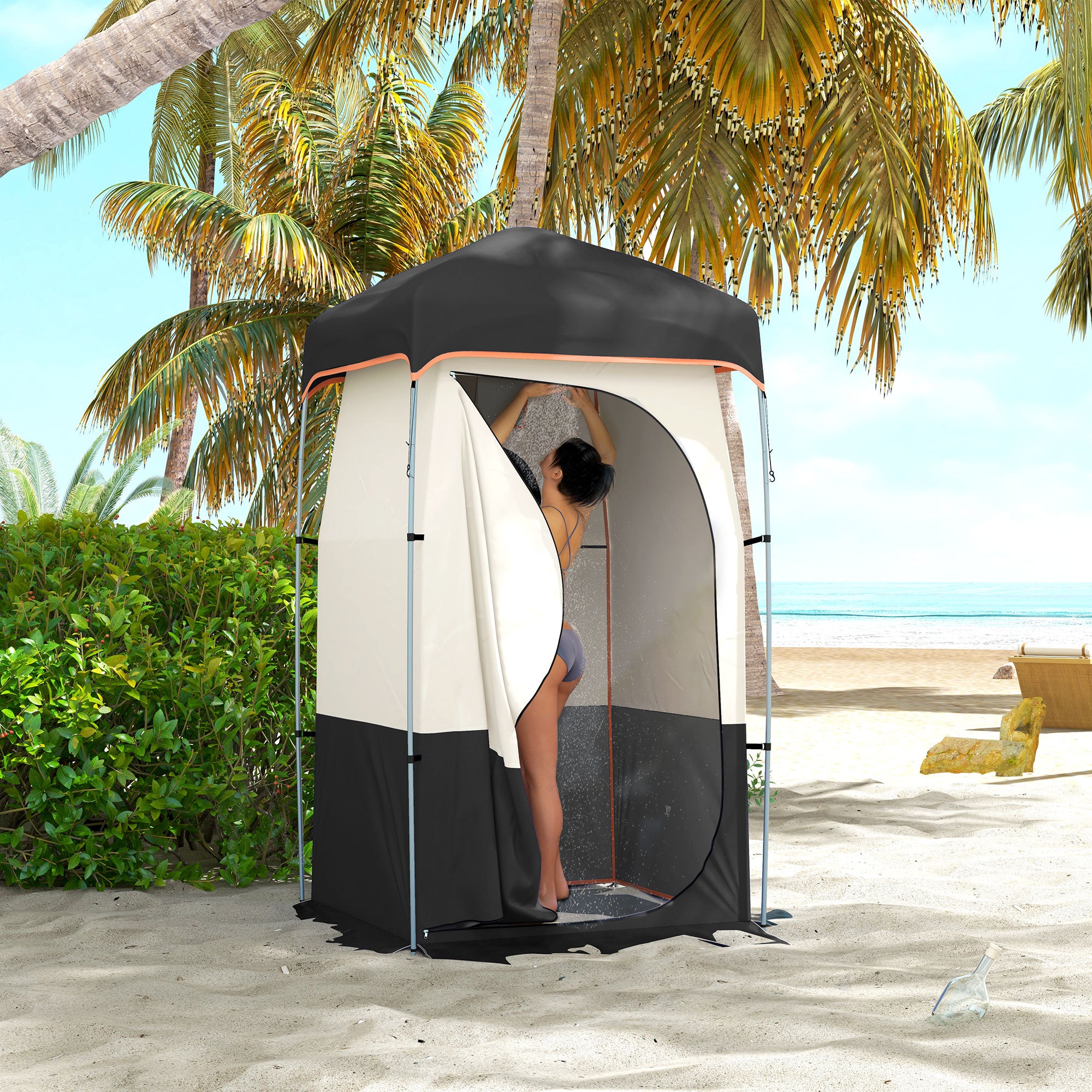 Portable Camping Shower Tent for Privacy, Pop Up Outdoor Changing Shelter