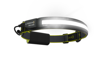 Liteband PRO 1400 Lumen Wide Beam Headlamp for Camping &amp; Emergency