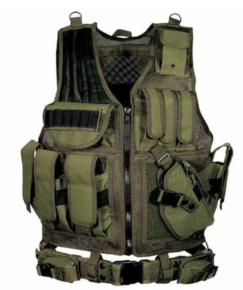 Camouflage Outdoor Utility Vest for Fishing, Camping and Hiking