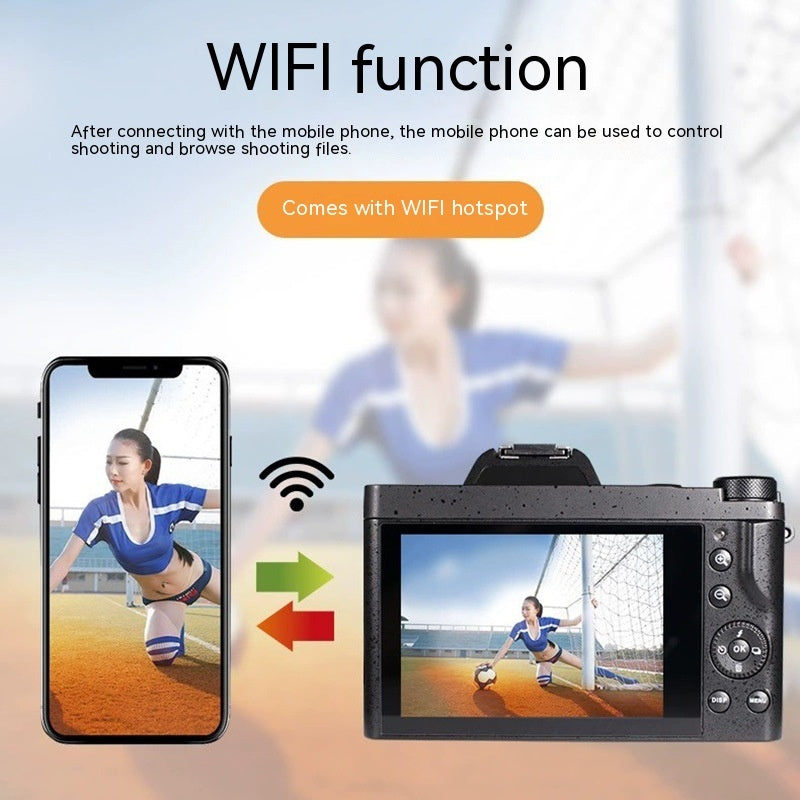 4K Digital Camera for Photography and Video with Portable Design