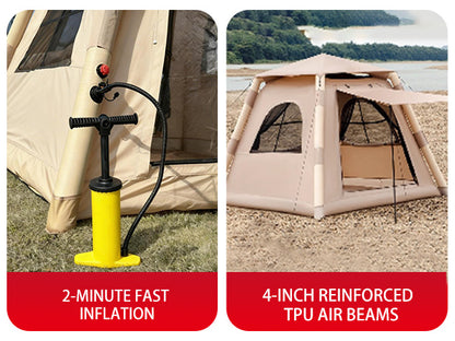 2–4 Person Inflatable Air Camping Tent with Easy Setup