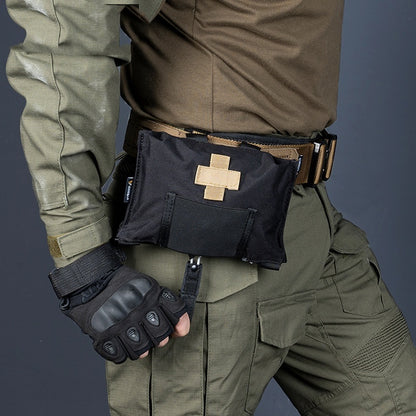 Outdoor Vest Style Storage Bag with Compartments 500D Nylon for Travel and Outdoor Use