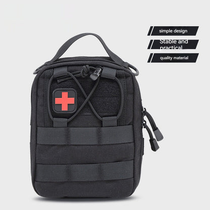 Portable First Aid Storage Bag Organizer with Compartments for Outdoor, Travel and Vehicle Use