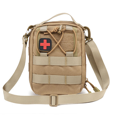 Portable First Aid Storage Bag Organizer with Compartments for Outdoor, Travel and Vehicle Use