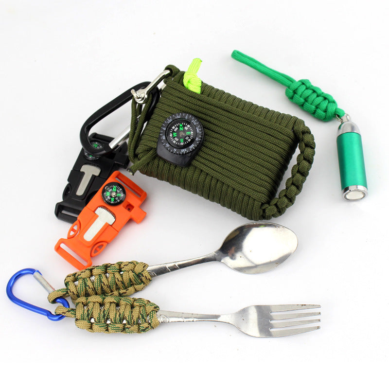 29 Piece Outdoor Survival Gear Kit for Travel, Camping and Hiking