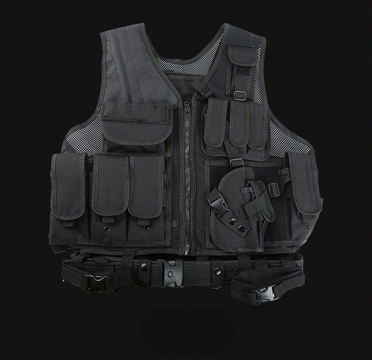 Camouflage Outdoor Utility Vest for Fishing, Camping and Hiking