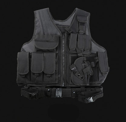 Camouflage Outdoor Utility Vest for Fishing, Camping and Hiking