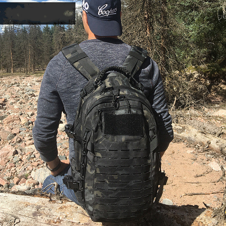 25L Camouflage Outdoor Backpack with Multiple Compartments for Camping, Hiking and Travel