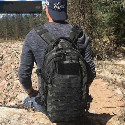 25L Camouflage Outdoor Backpack with Multiple Compartments for Camping, Hiking and Travel