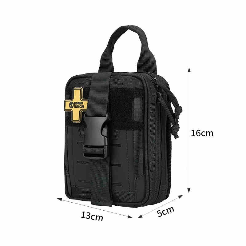 Outdoor First Aid Kit with Storage Case for Camping and Travel