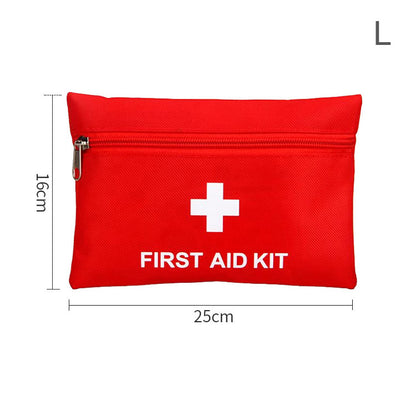 Portable Home First Aid Kit with Compact Case for Travel and Emergency Use