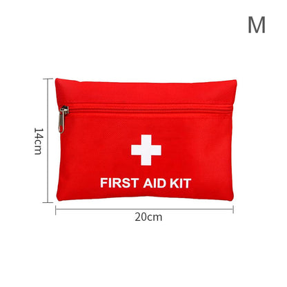Portable Home First Aid Kit with Compact Case for Travel and Emergency Use