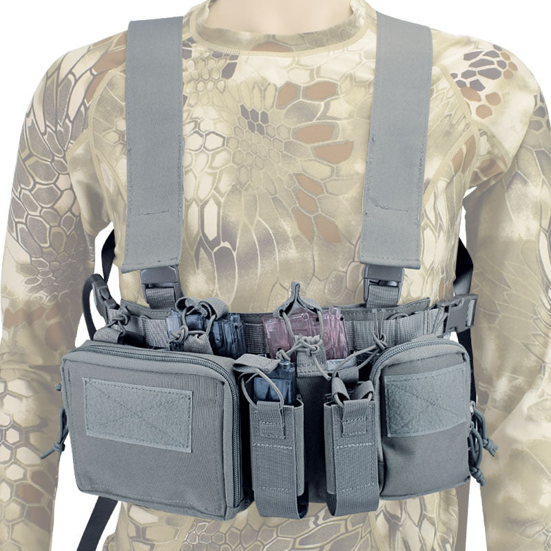 Outdoor Utility Vest with Multiple Pockets Breathable 1000D Oxford for Travel and Outdoor Use