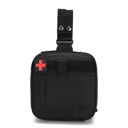 Leg Mounted First Aid Storage Bag Organizer with Adjustable Straps for Outdoor and Travel Use