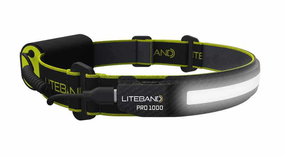 Liteband PRO 1000 Lumen Wide Beam Headlamp for Camping &amp; Emergency
