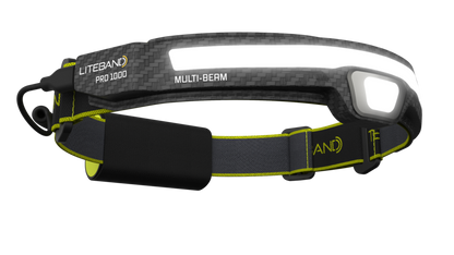 Liteband PRO 1000 Lumen Multi-Beam Headlamp for Hiking &amp; Survival