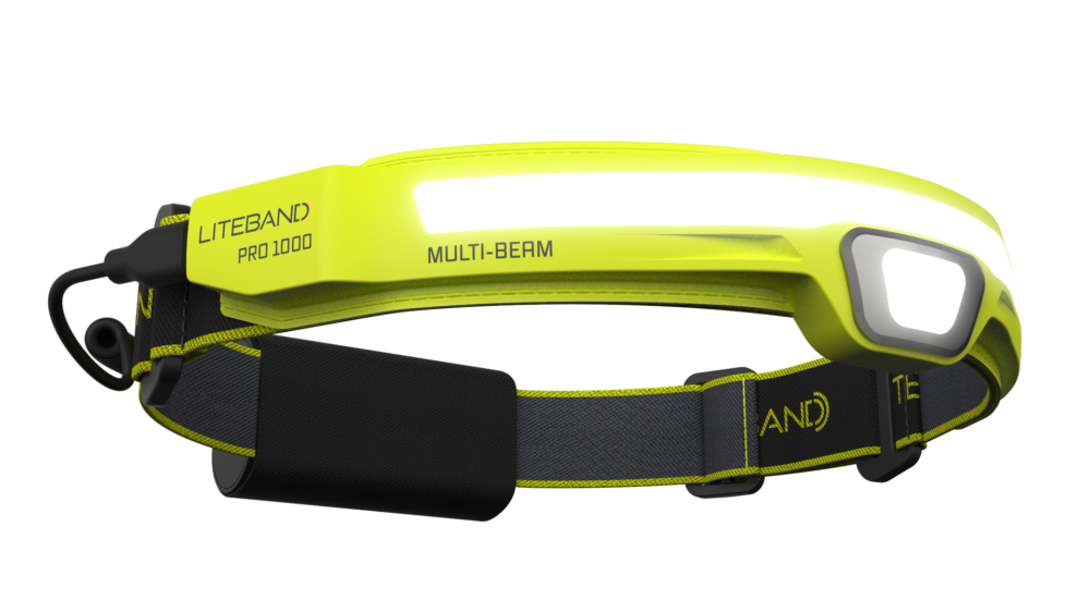 Liteband PRO 1000 Lumen Multi-Beam Headlamp for Hiking &amp; Survival