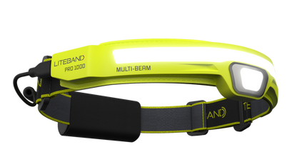Liteband PRO 1000 Lumen Multi-Beam Headlamp for Hiking &amp; Survival