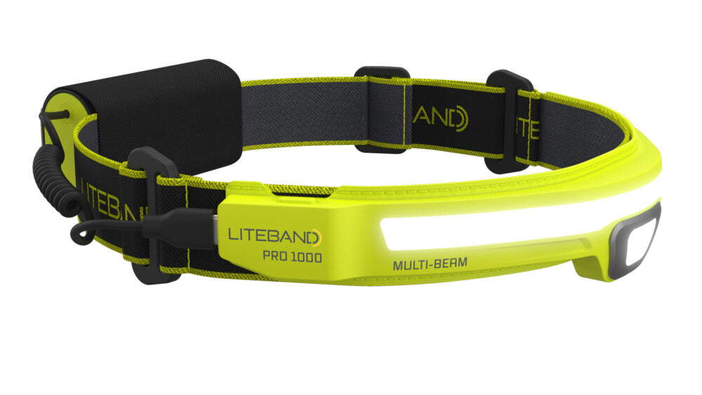Liteband PRO 1000 Lumen Multi-Beam Headlamp for Hiking &amp; Survival