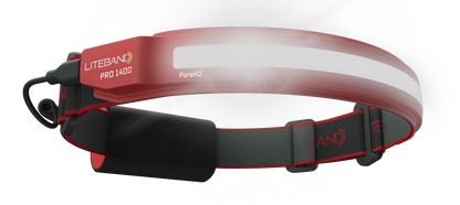 Liteband PRO 1400 Lumen Wide Beam Headlamp for Camping &amp; Emergency