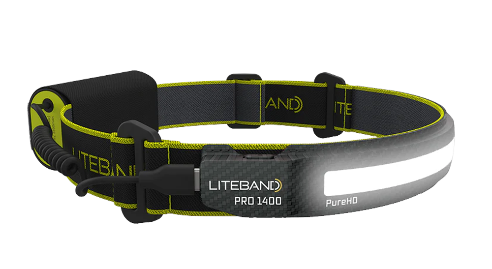 Liteband PRO 1400 Lumen Wide Beam Headlamp for Camping &amp; Emergency