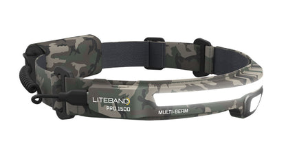 Liteband PRO 1500 Lumen Multi-Beam Headlamp for Hiking &amp; Survival
