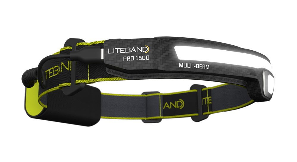 Liteband PRO 1500 Lumen Multi-Beam Headlamp for Hiking &amp; Survival