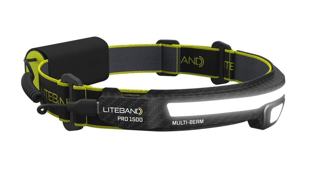 Liteband PRO 1500 Lumen Multi-Beam Headlamp for Hiking &amp; Survival