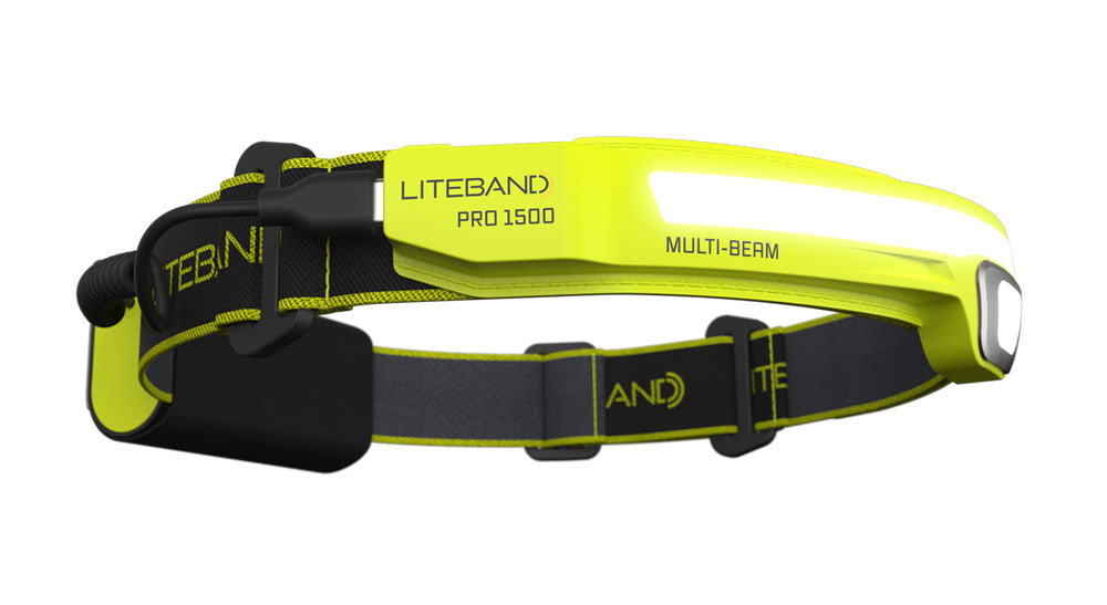 Liteband PRO 1500 Lumen Multi-Beam Headlamp for Hiking &amp; Survival