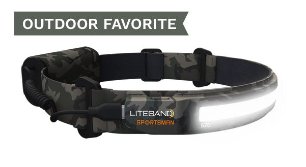 Liteband ACTIV 520 Lumen Wide Beam Headlamp for Camping &amp; Emergency