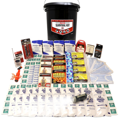 4 Person Necessity Survival Kit with First Aid Supplies